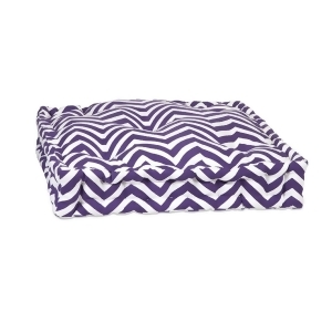 20 Purple and White Bold Chevron Floor Cushion - All