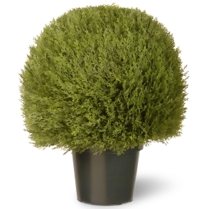 24 Artificial Green Cedar Pine Topiary Bush with Round Pot - All