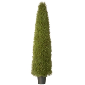72 Tall Artificial Green Upright Juniper Shrub with Round Pot - All