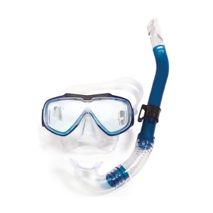 Blue Baja Adult Goggles Mask and Snorkel Swim Set - All