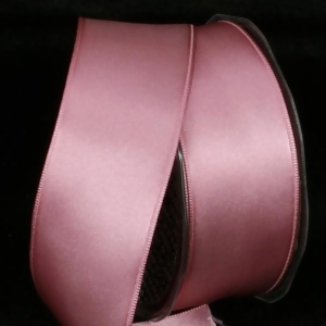 Mauve Satin Wired Craft Ribbon 1.625 x 44 Yards - All