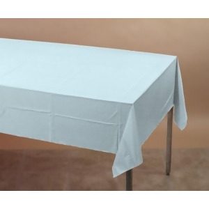 Pack of 12 Pastel Blue Disposable Plastic Table Covers 108 - All