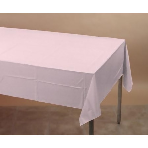 Pack of 12 Classic Pink Disposable Plastic Banquet Party Table Cloth Covers 108 - All