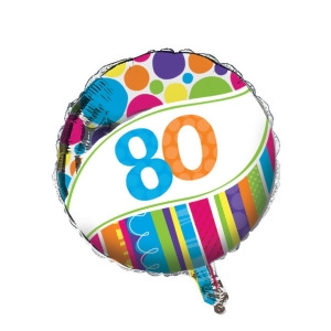 Club Pack of 10 Milestone Celebrations Metallic Foil Party Balloons - All