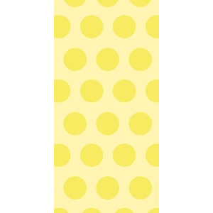 Club Pack of 240 Mimosa Yellow Two-Tone Polka Dot Cello Bags 11.25 - All