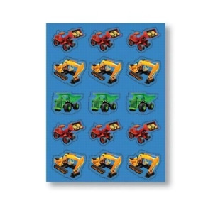 Club Pack of 96 Under Construction Value Sticker Sheets 8 - All