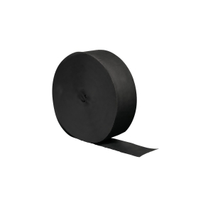 Club Pack of 12 Jet Black Crepe Paper Party Streamers 500' - All