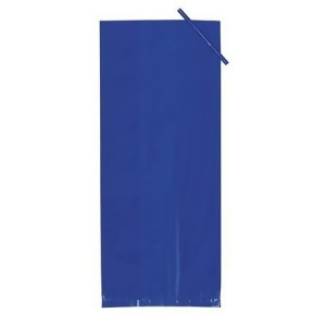 Club Pack of 240 Small Solid Deep Blue Cello Bags 9 - All