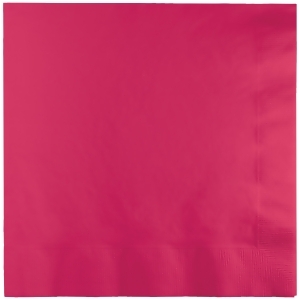 Club Pack of 600 Premium 2 Ply Hot Magenta Disposable Beverage Napkins 4.5 - All