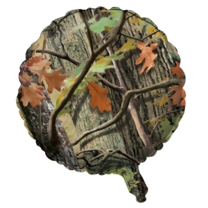 Pack of 10 Hunting Camo Metallic Foil Party Balloons - All