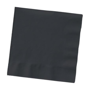 Club Pack of 600 Premium 2 Ply Jet Black Disposable Luncheon Napkins 6.25 - All