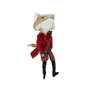 30 Plush William the Fox Decorative Christmas Jockey Display Figure - All