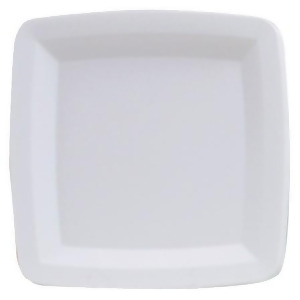 Pack of 6 Form and Function Classic White Reusable Party Banquet Square Dinner Trays 16 - All