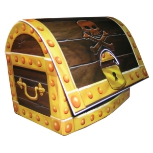 Club Pack of 12 3D Buried Treasure Treasure Chest Centerpiece Party Decorations 9 - All