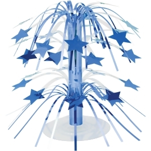 Club Pack of 12 Mini Blue Stars Cascading Centerpiece Party Decorations 8.5 - All