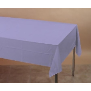 Pack of 6 Luscious Lavender Disposable Tissue/Poly Banquet Party Tablecovers 9' - All