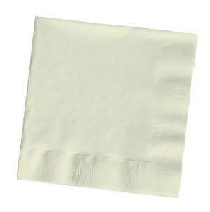 Club Pack of 500 Elegant White Ivory Premium 3-Ply Disposable Beverage Napkins 5 - All