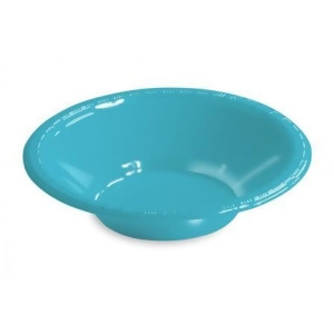 Club Pack of 240 Bermuda Blue Disposable Plastic Party Snack Bowls 12 oz. - All