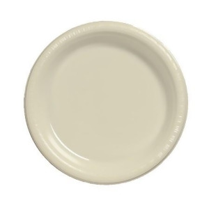 Club Pack of 240 Traditional Ivory White Disposable Divided Plastic Party Dinner Plates 9 - All