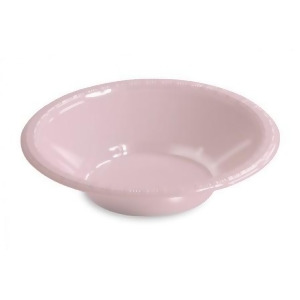 Club Pack of 240 Classic Pink Disposable Plastic Party Snack Bowls 12 oz. - All