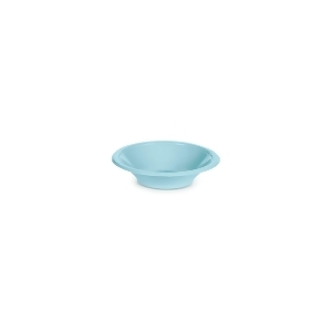 Club Pack of 240 Pastel Baby Blue Small Round Premium Disposable Plastic Party Bowls 12 oz. - All