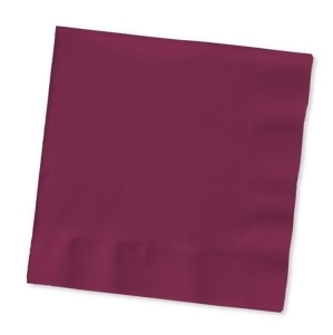 Club Pack of 500 Regal Burgundy Red Premium 3-Ply Disposable Beverage Napkins 5 - All
