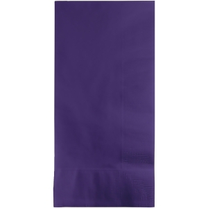 Club Pack of 600 Purple 2-ply Disposable Dinner Napkins 7.5 - All