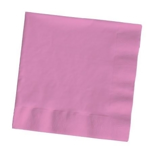 Club Pack of 500 Cotton Candy Pink Premium 3-Ply Disposable Beverage Napkins 5 - All