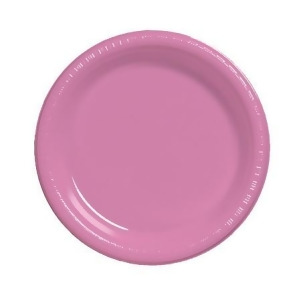 Club Pack of 240 Candy Pink Disposable Plastic Party Banquet Dinner Plates 10 - All