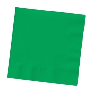 Club Pack of 500 Emerald Green Premium 3-Ply Disposable Beverage Napkins 5 - All