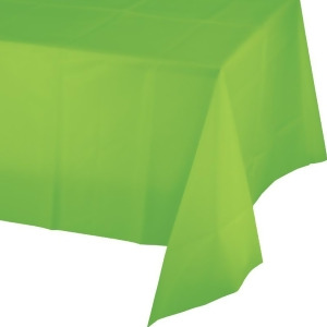 Club Pack of 12 Fresh Lime Green Disposable Plastic Banquet Party Table Covers 108 - All