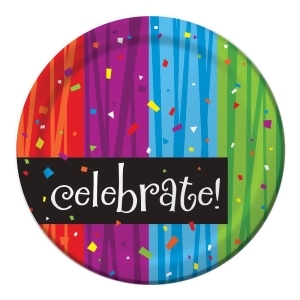 Club Pack of 96 Milestone Celebrations Disposable Paper Party Lunch Plates 7 - All