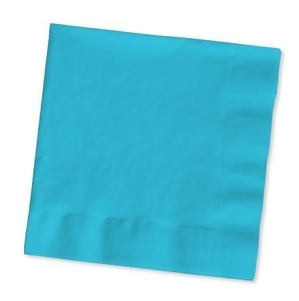 Club Pack of 500 Bermuda Blue 3-Ply Paper Party Lunch Napkins 6.5 - All