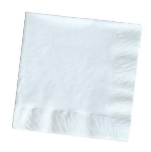 Club Pack of 250 Classic White 3-Ply 1/4 Fold Paper Party Dinner Napkins 6.5 - All