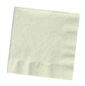 Club Pack of 500 Traditional Ivory White 3-Ply Paper Party Lunch Napkins 6.5 - All