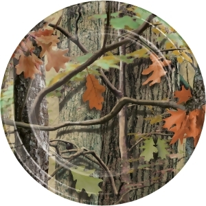 Club Pack of 192 Hunting Camo Paper Luncheon Party Plates 7 - All
