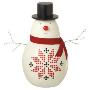 10 Alpine Chic Small Decorative Snowman Christmas Table Top Figure - All