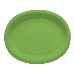 Club Pack of 96 Fresh Lime Disposable Paper Premium Strength Party Dinner Plates 12 - All