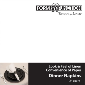 Club Pack of 288 Form Function White Airlaid Catering Dinner Napkins 8 - All