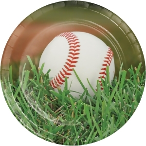 Club Pack of 96 Sports Fanatic Baseball Disposable Paper Party Dinner Plates 9 - All