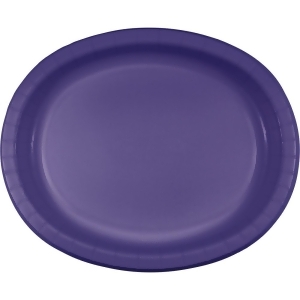 Club Pack of 96 Purple Disposable Premium Strength Paper Party Banquet Dinner Plates 12 - All