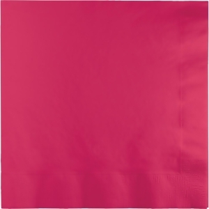 Club Pack of 250 Hot Magenta Premium 3-Ply Disposable Dinner Party Napkins 8.75 - All