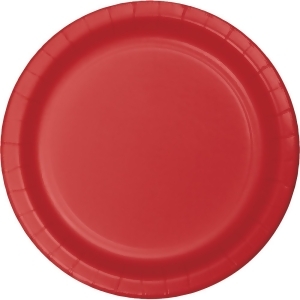 Club Pack of 192 Classic Red Disposable Paper Party Luncheon Plates 7 - All
