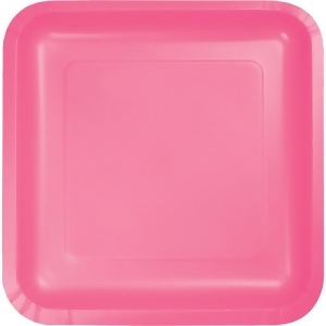 Pack of 180 Candy Pink Premium Disposable Paper Party Lunch Plates 7 - All