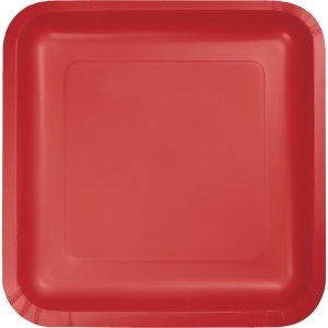 Pack of 180 Classic Red Premium Disposable Paper Party Lunch Plates 7 - All