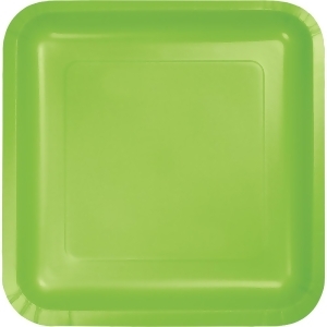 Pack of 180 Fresh Lime Premium Disposable Paper Party Lunch Plates 7 - All