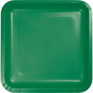 Pack of 180 Emerald Green Premium Disposable Paper Party Lunch Plates 7 - All