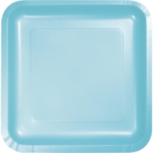 Club Pack of 180 Pastel Blue Disposable Paper Party Banquet Dinner Plates 9 - All