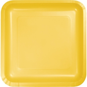 Club Pack of 180 School Bus Yellow Disposable Paper Party Banquet Dinner Plates 9 - All