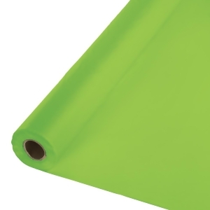 Pack of 2 Fresh Lime Green Disposable Plastic Banquet Party Table Cloth Rolls 100' - All